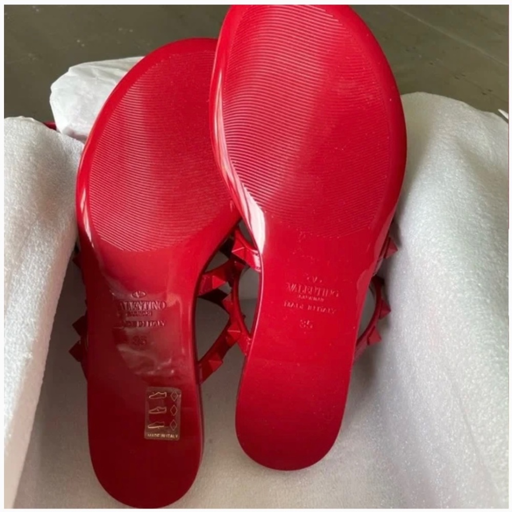 Valentino Pebbled Sandals